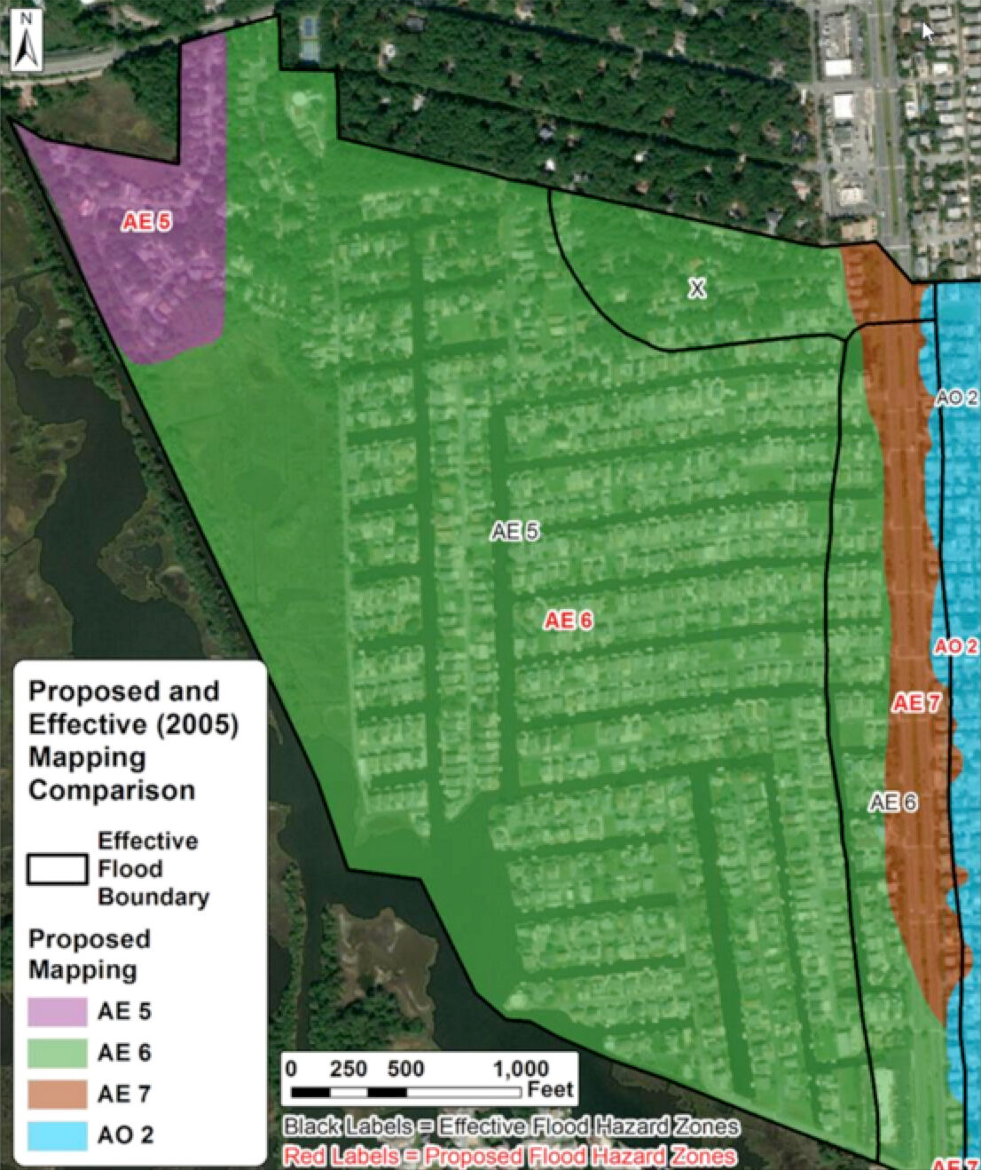Proposed changes to South Bethany flood maps, Dec. 2020